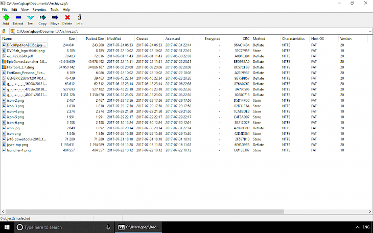 Process To Find Inside Zip