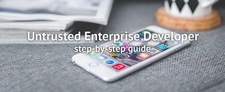 How to fix Untrusted Enterprise Developer on iOS