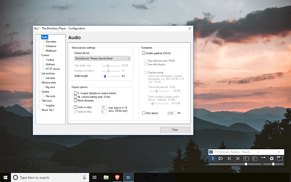 1by1 in compact mode on Windows 10