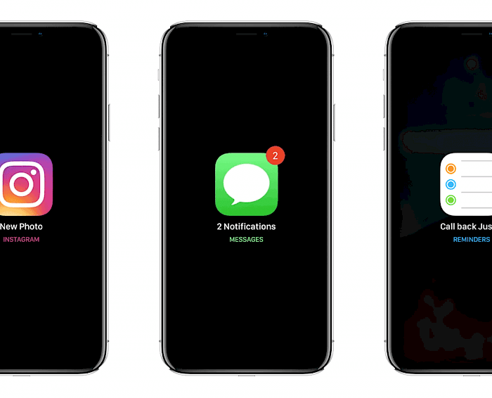 Notification system for iOS 12