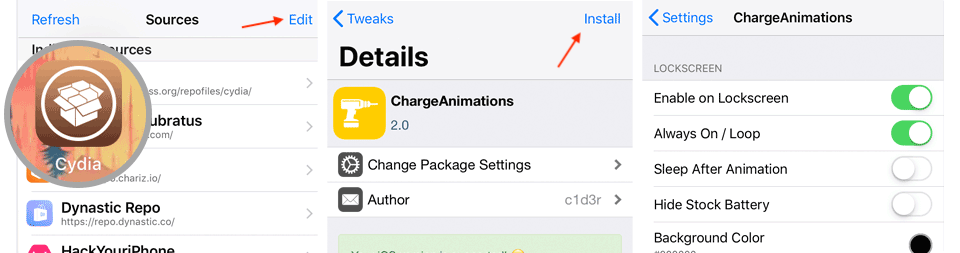 How to install ChargeAnimations