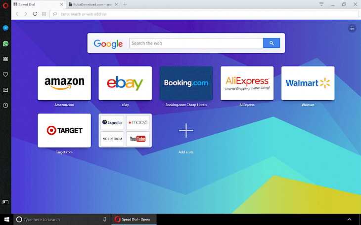 speed up opera web browser