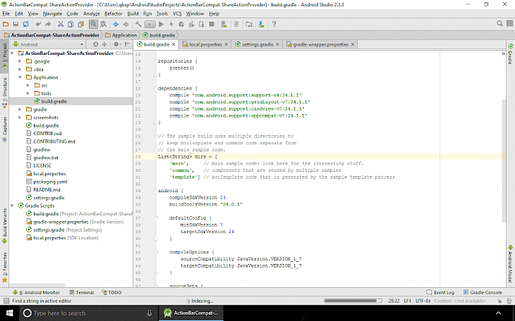 android studio update ide