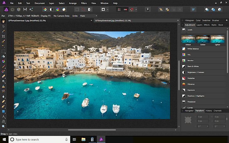 affinity photo editor trial