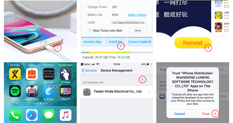 Tongbu installation process on iOS