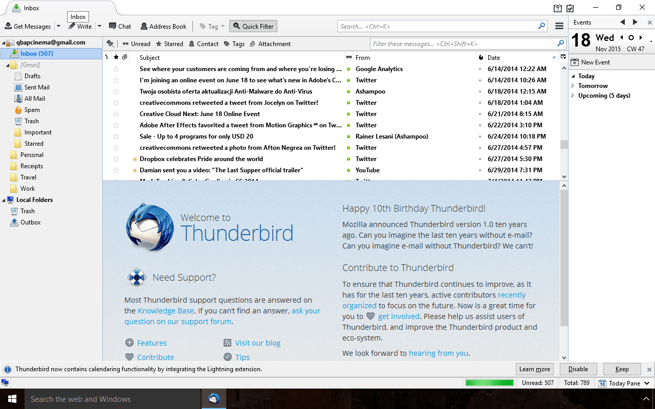 mozilla thunderbird email