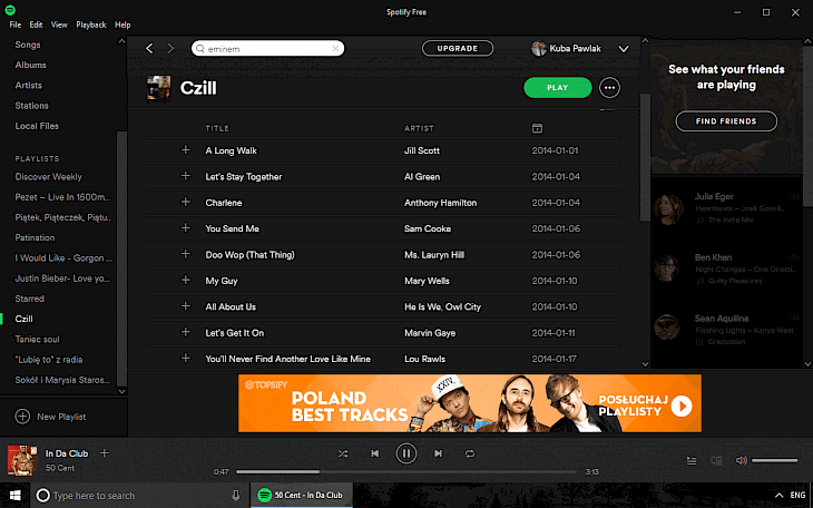 spotify for pc