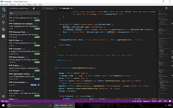 how to make tabs in ms visual studio code