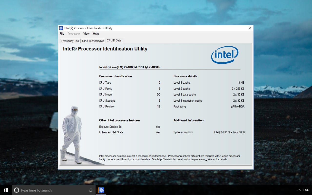 voldoende het is mooi Implicaties Intel Processor Identification Utility Download
