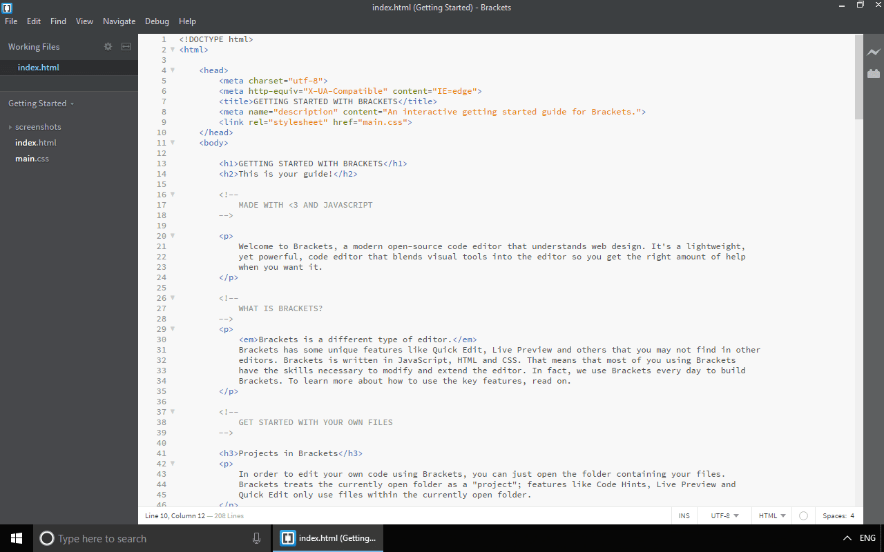 brackets download for pc 32 bit