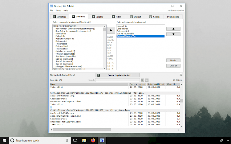 instal Directory List & Print 4.27