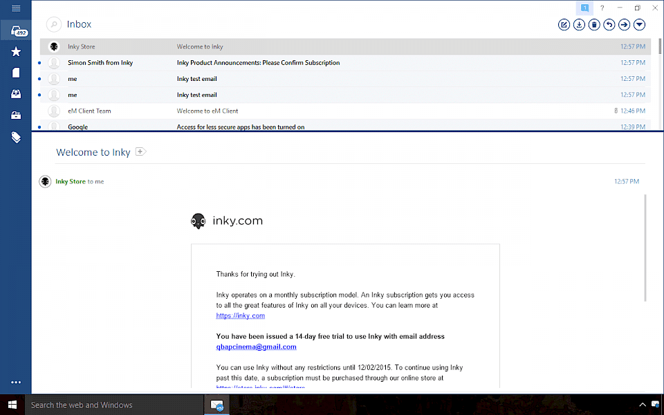 windows 10 pop3 mailbird