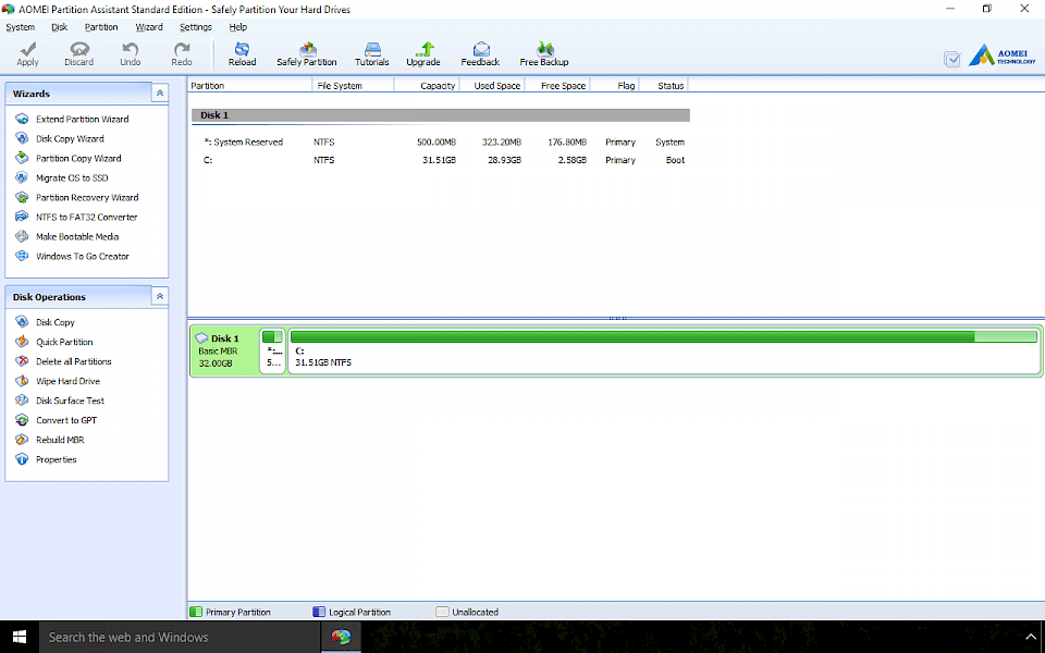 instal the last version for windows AOMEI Partition Assistant Pro 10.1