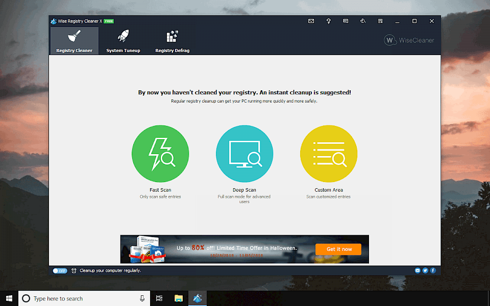 wise registry cleaner free trial