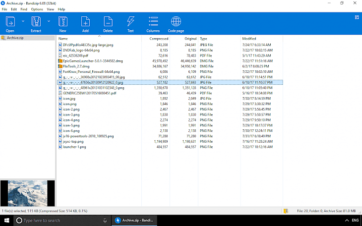 bandizip 7zip