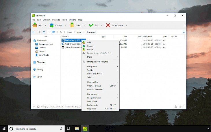 PeaZip 9.3.0 download the new for windows