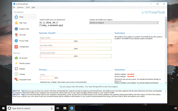 jv16 powertools windows 10