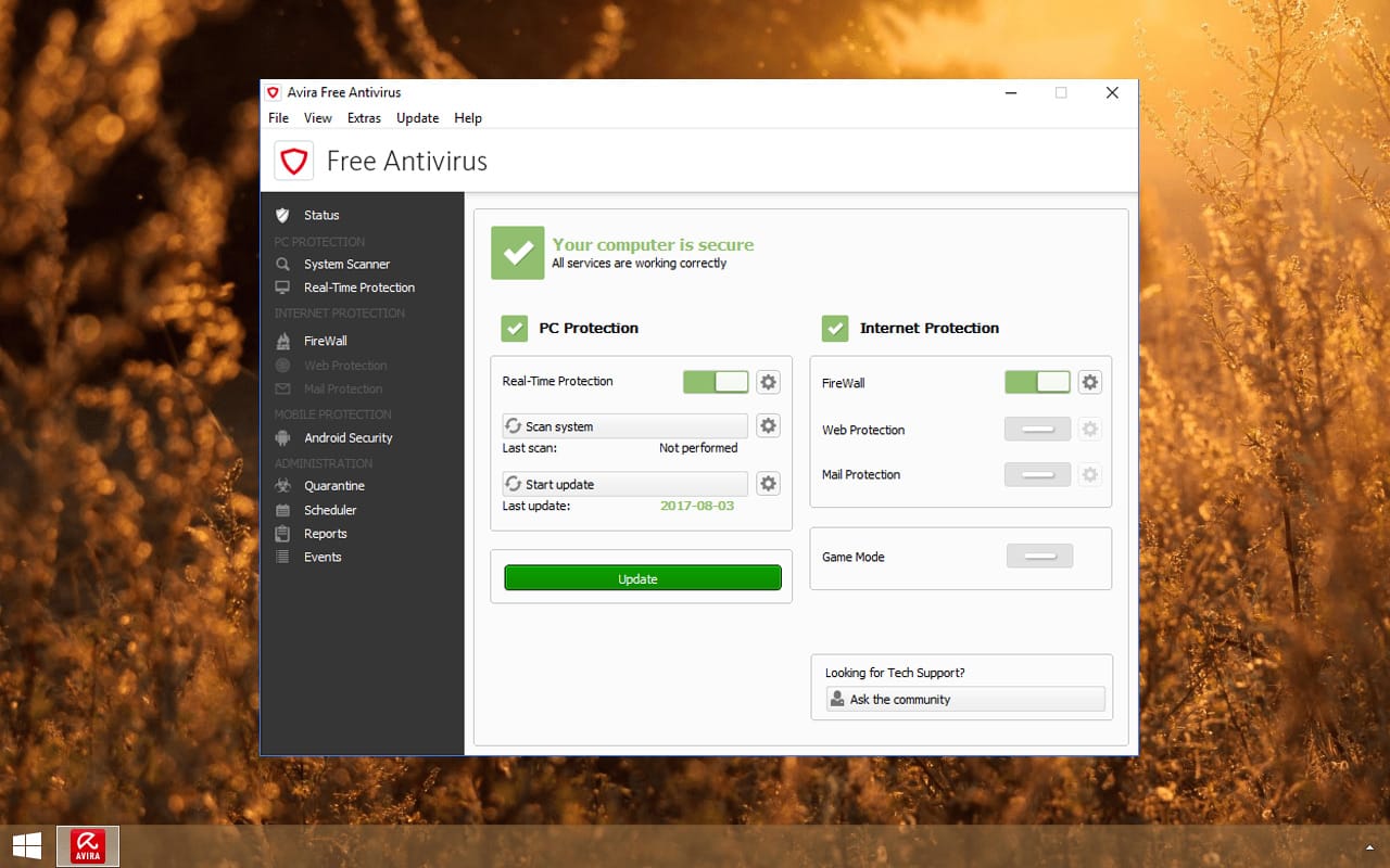 Avira free antivirus for windows 7 64 bit