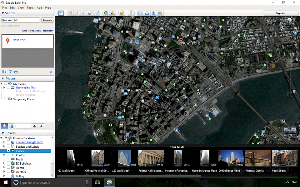 google earth pro 3d view