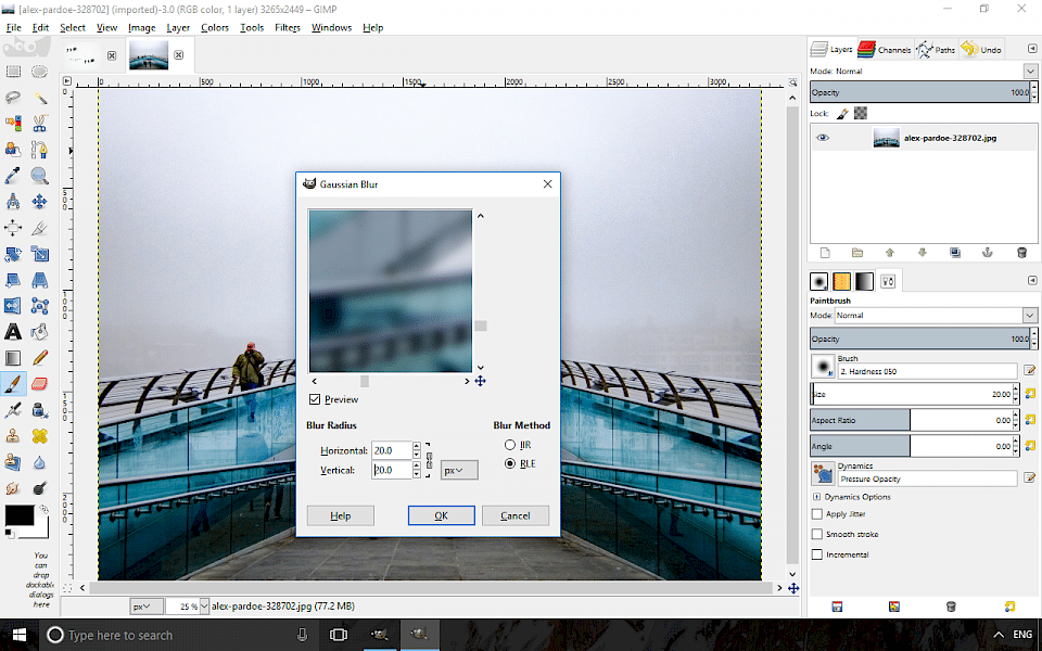 Настроить gimp в windows 10