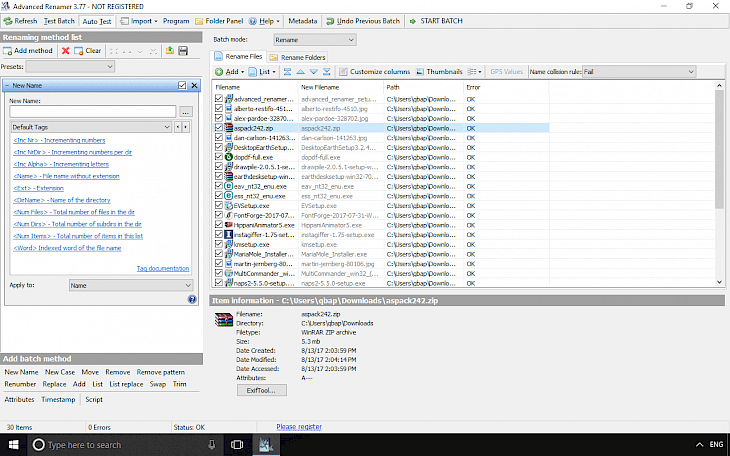 download Advanced Renamer 3.92