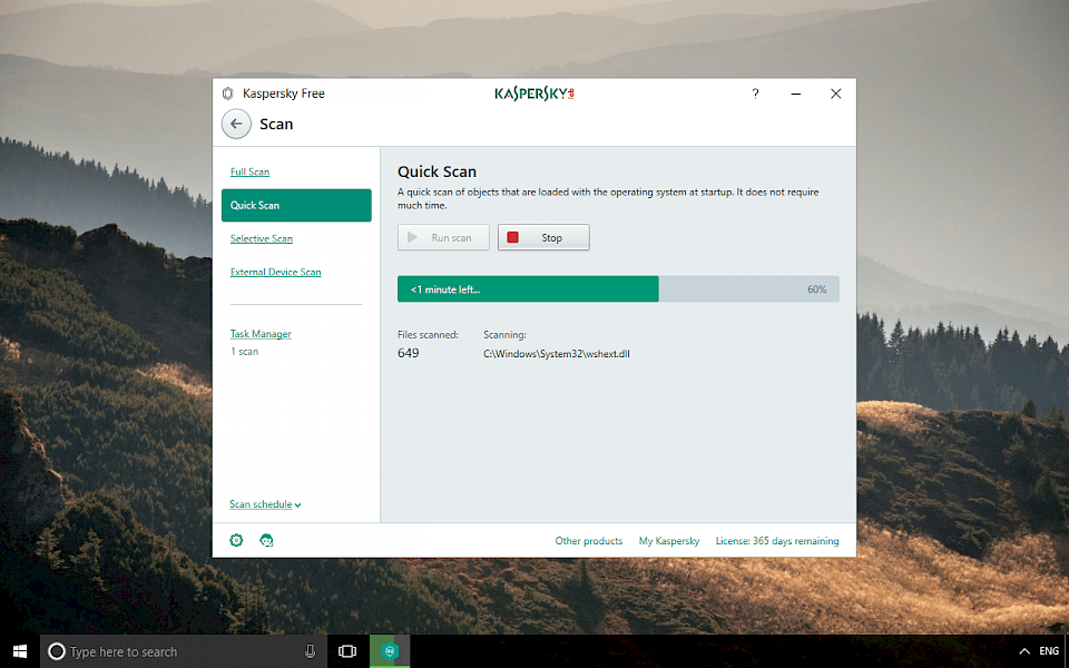 kaspersky virus protection free