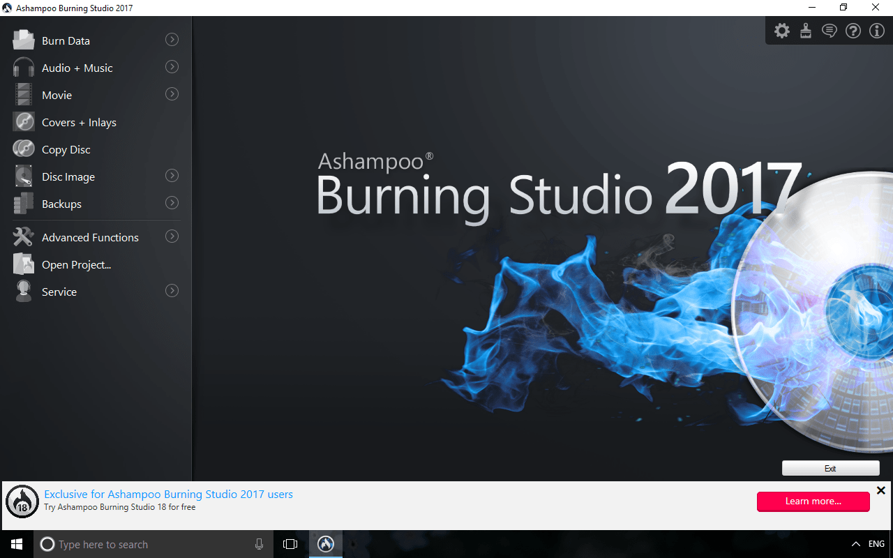 ashampoo burning studio free download for mac