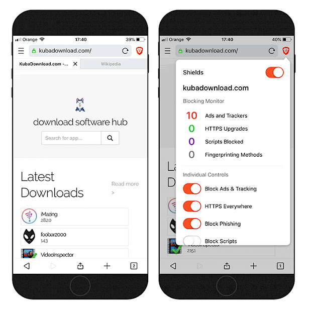 Brave Browser Mobile