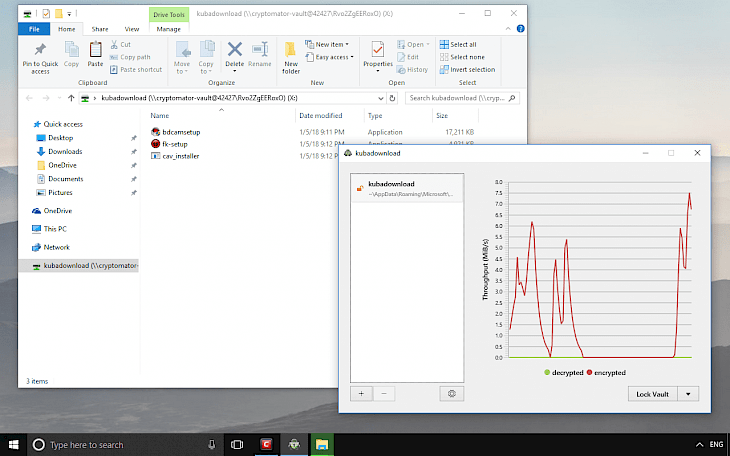 access cryptomator from another computer