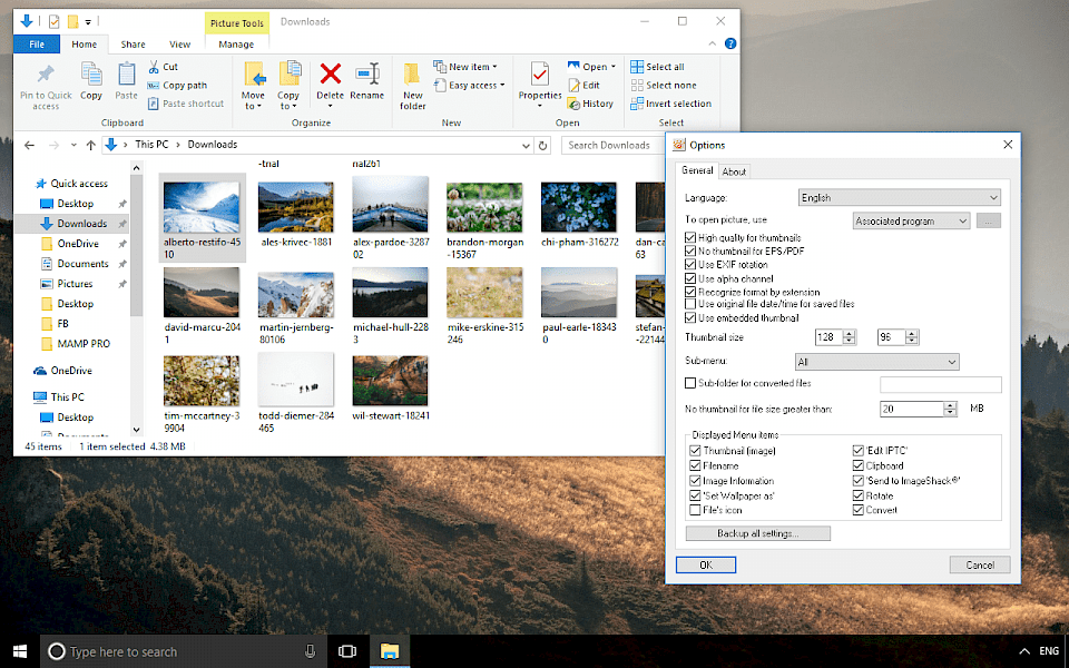Screenshot of XnShell software running on Windows 10.