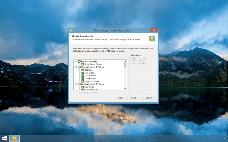 media player codec pack windows