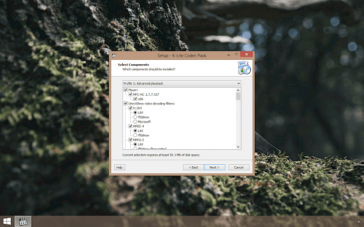 uninstall k-lite codec pack