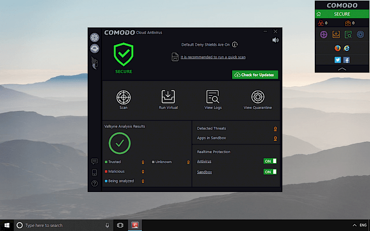 comodo antivirus windows 10 vs comodo cloud scanner