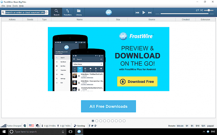 apps similar to frostwire