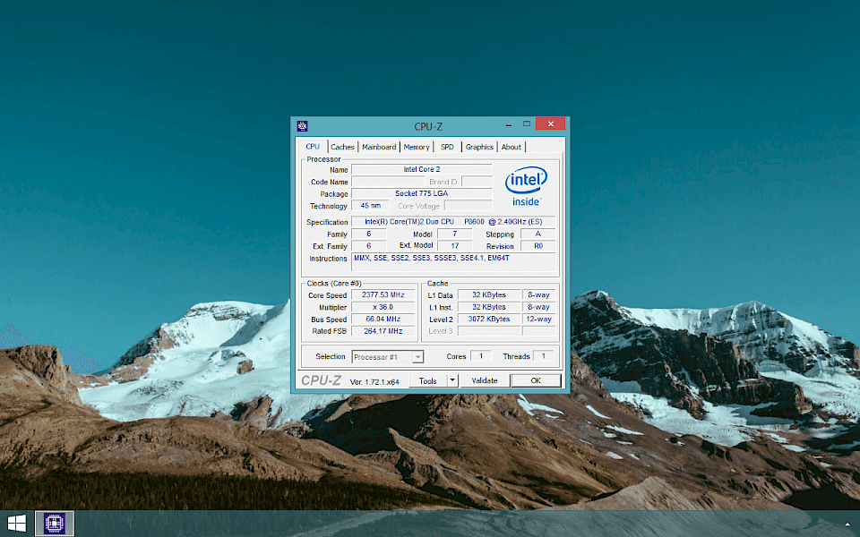 CPU-Z 2.08 for windows download free