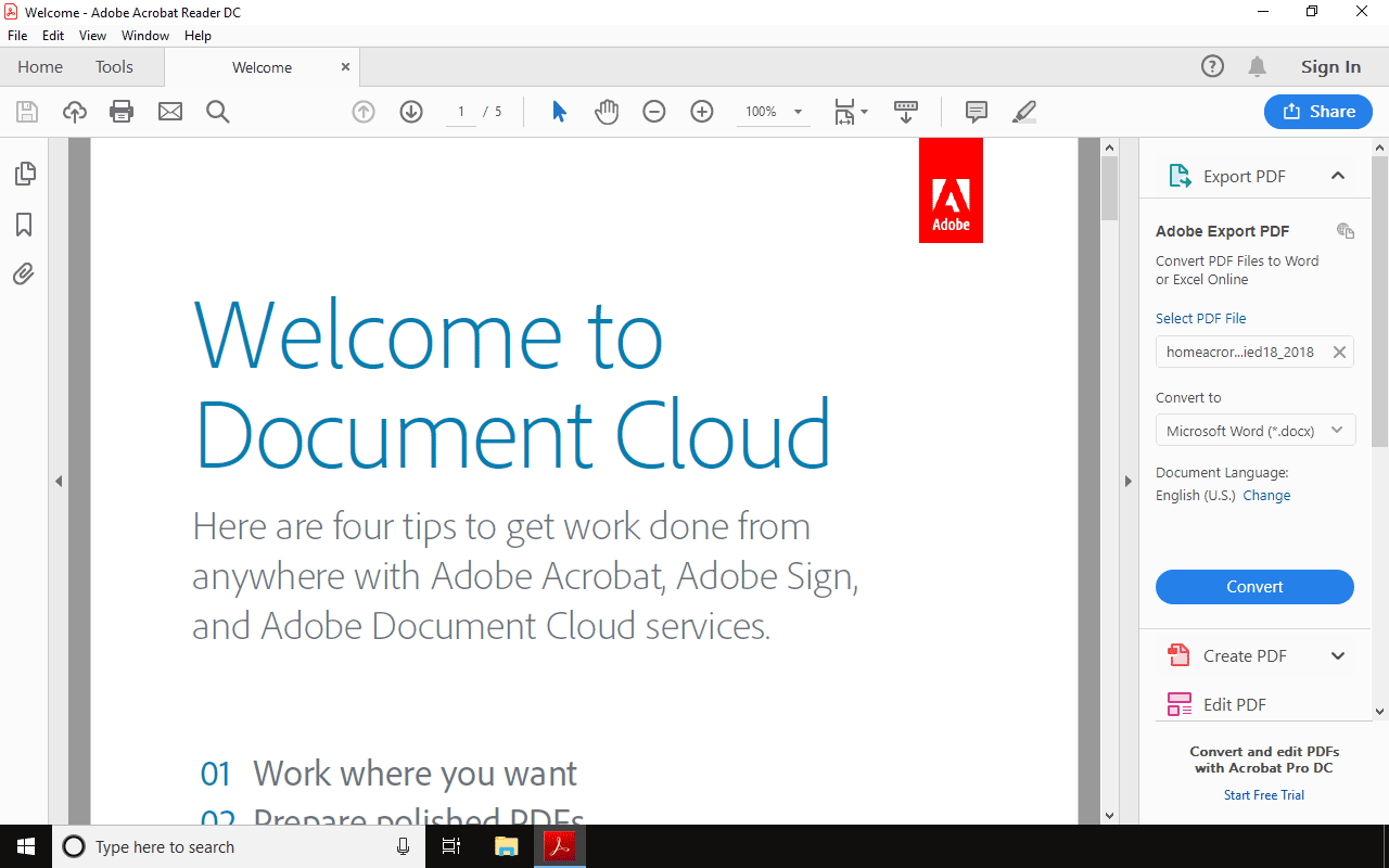 Adobe Reader Pro Dc For Mac