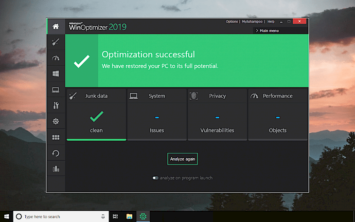 Ashampoo WinOptimizer Free