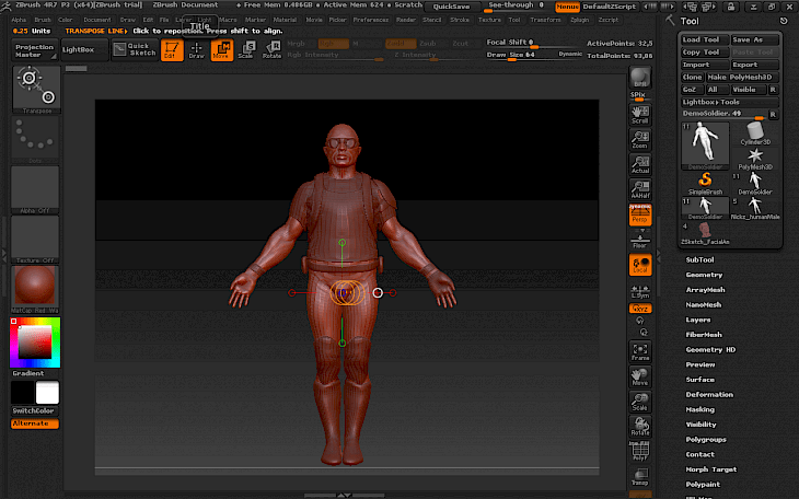 how long is the trial version of zbrush