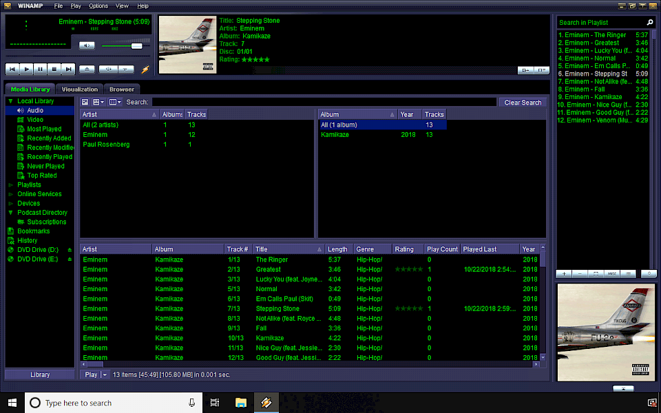 Winamp essentials pack install что это