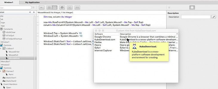 xojo database example