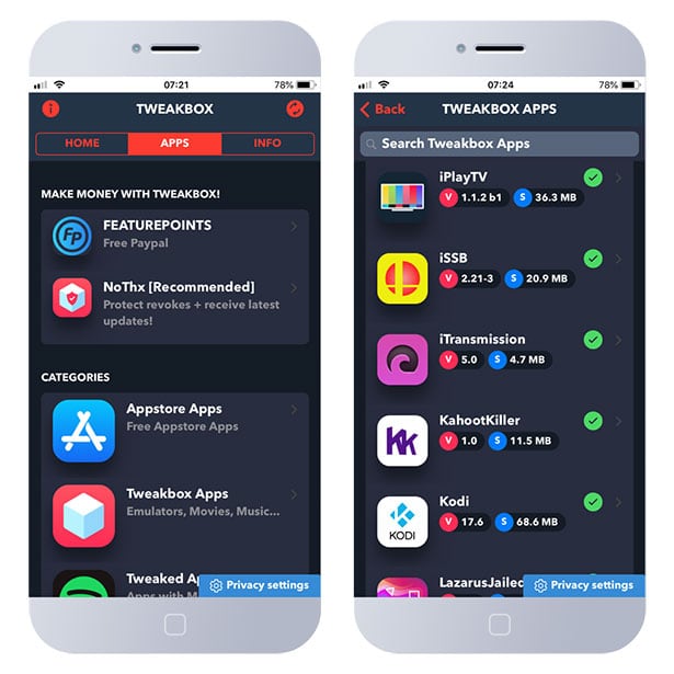 Download TweakBox iPhone - Baixar para iOS Grátis