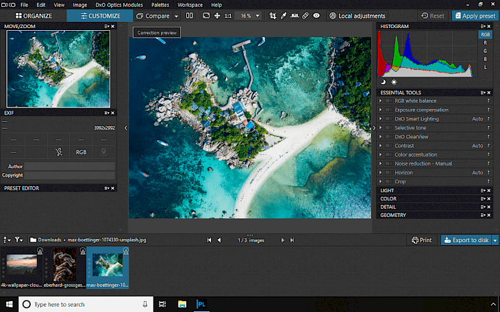 DxO PhotoLab 7.0.2.83 download the last version for windows