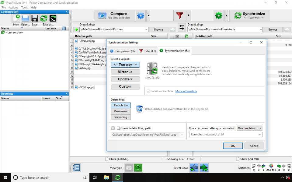 FreeFileSync 13.2 download the new for windows