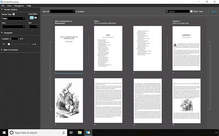 kindle previewer for windows xp