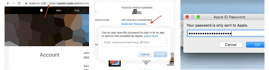 Generate App-Specyfic password for Impactor