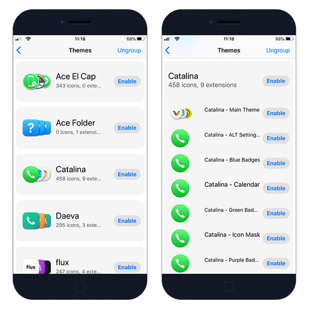 SnowBoard iOS 13 jailbreak theming engine