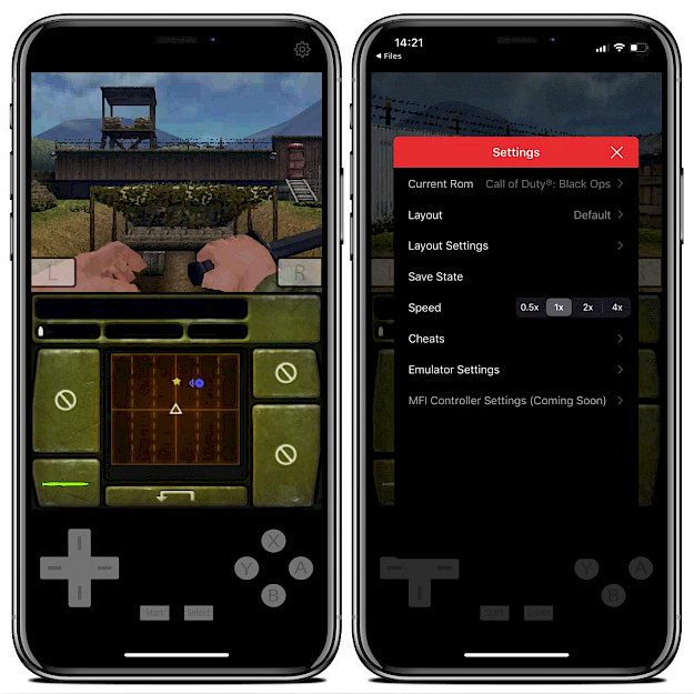 Nintendo DS emulator. iNDS for iOS 13