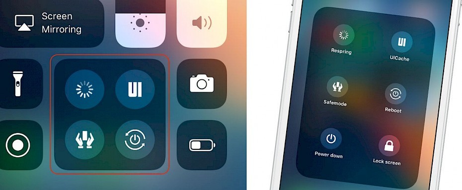 PowerModule - different power controls for Control Centre