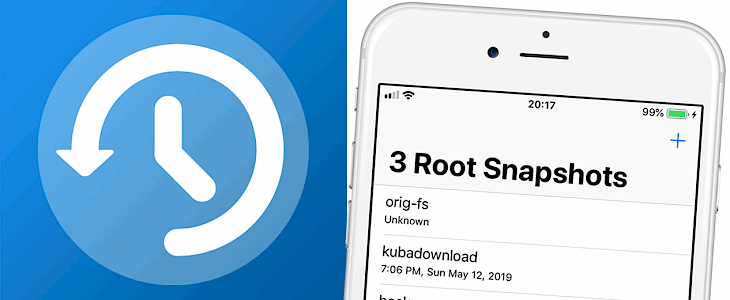 SnapBack - APFS Snapshot manager for iOS 12