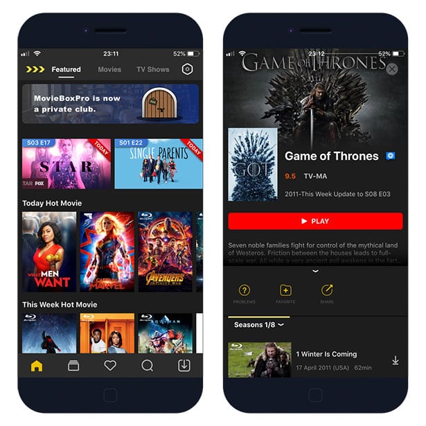 Moviebox Pro IPA download